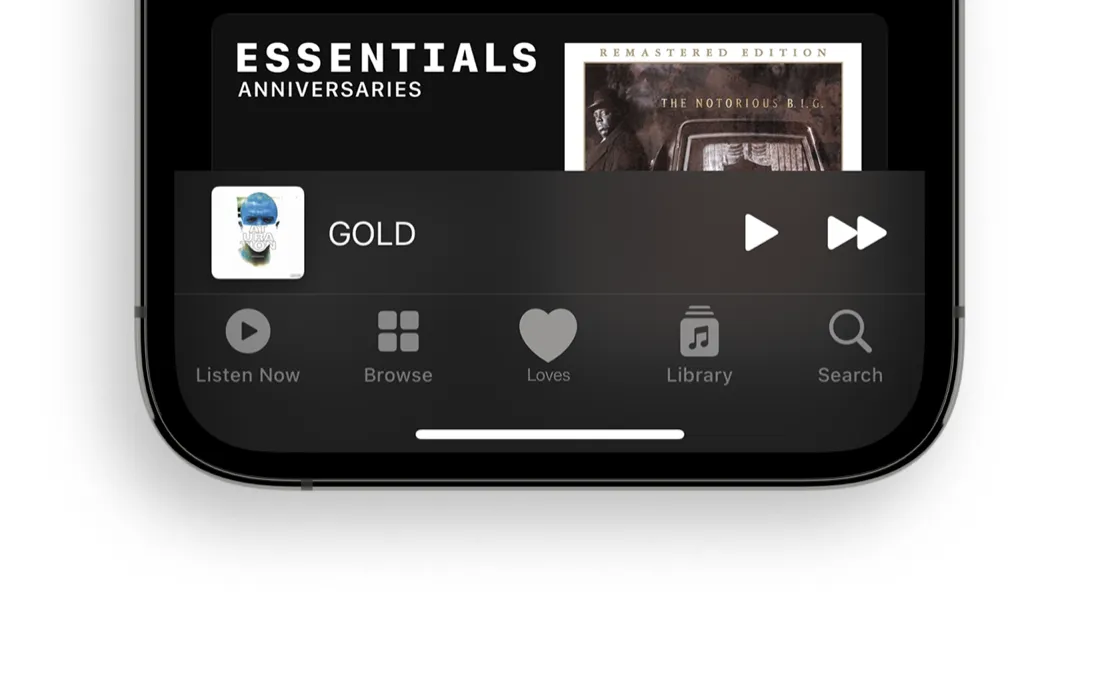 First look at new tabs set in Apple Music
